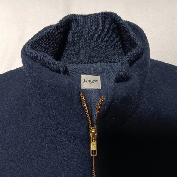 J.Crew  Wool blend Full zip Village Coat Ladies size S - Picture 14 of 15